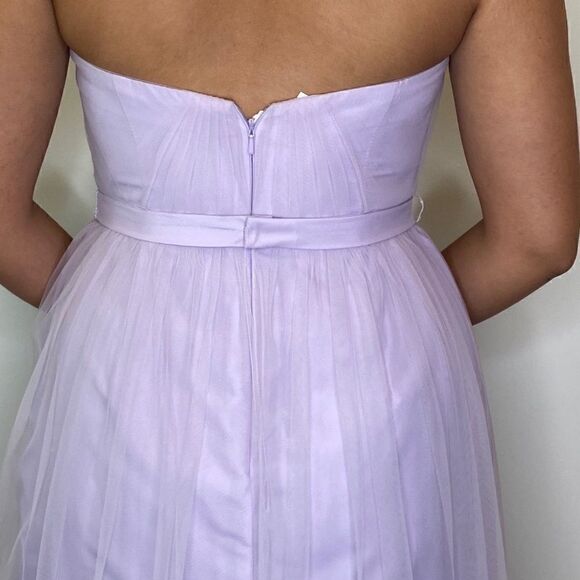 David’s Bridal strapless Chiffon bridesmaids dress - Picture 4 of 9